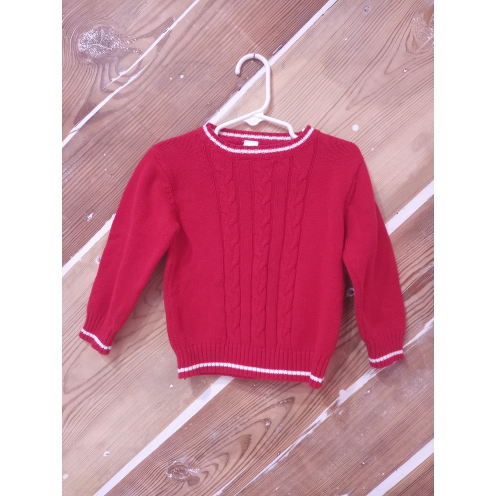 Red Knit Sweater 24m Unisex Toddler